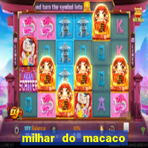 milhar do macaco que mais saem no jogo do bicho